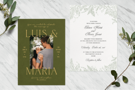 Mariage civil invite on sale