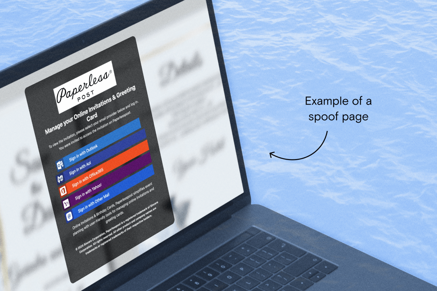 Paperless Post Sample Is This Email from Paperless Post? How to Spot a Scam | Paperless Post
