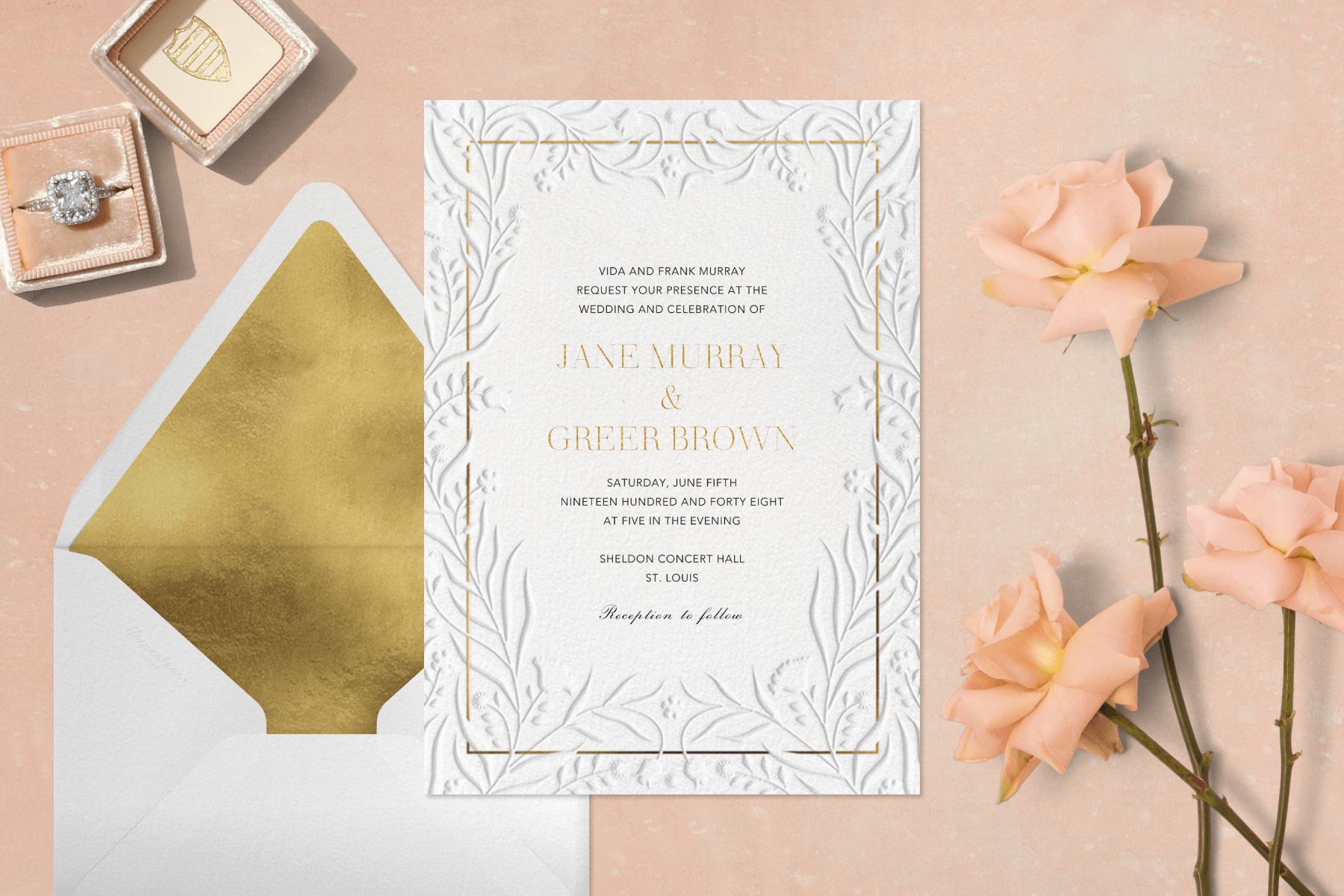 Personalized Passport Wedding Birthday Party Invitation 