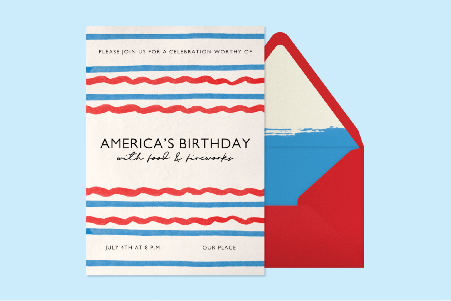 july 4th wedding invitation wording