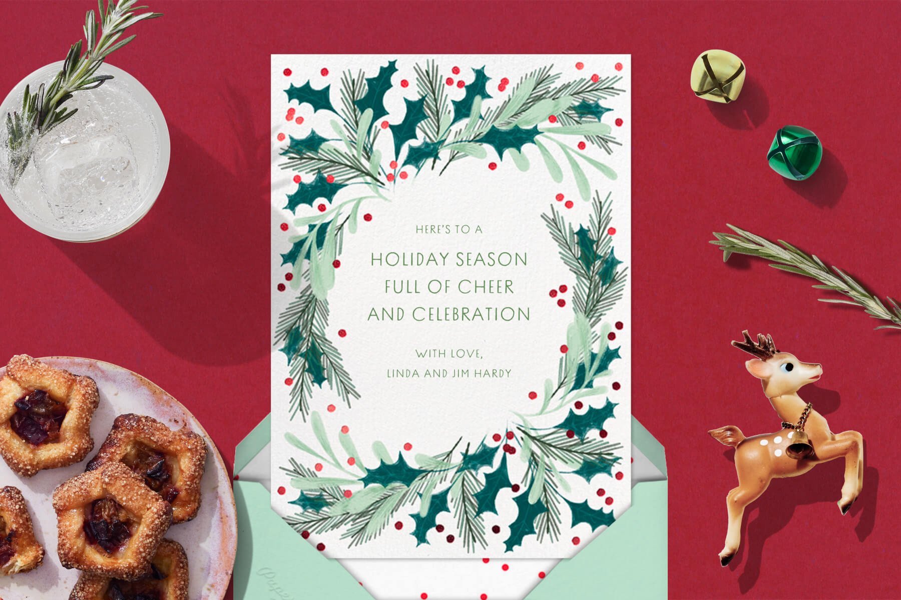 Holiday party invite wording | Paperless Post