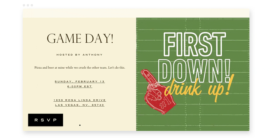 Sunday Funday invite by Paperless Post 