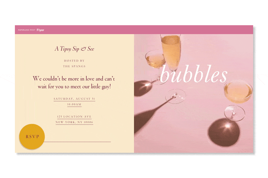 Modern baby shower ideas Paperless Post Blog