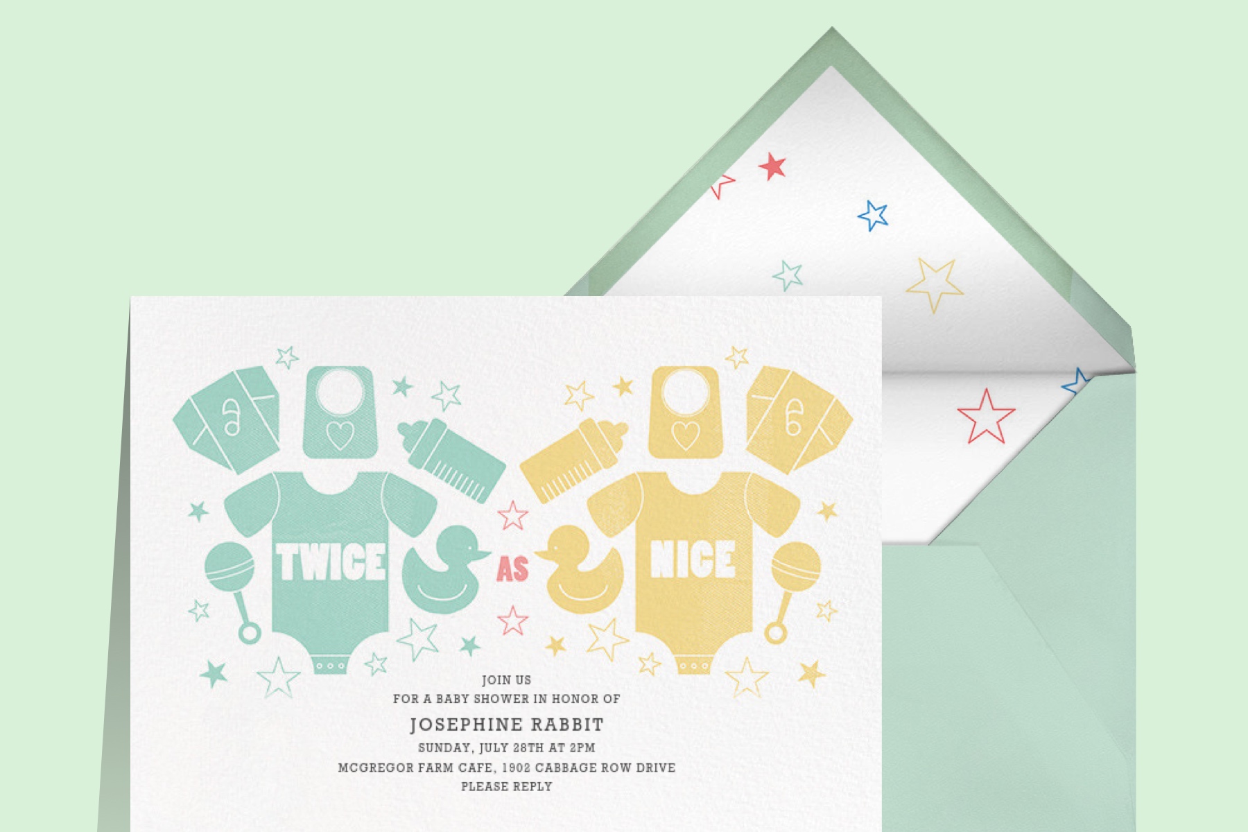 baby shower invitation wording for twins