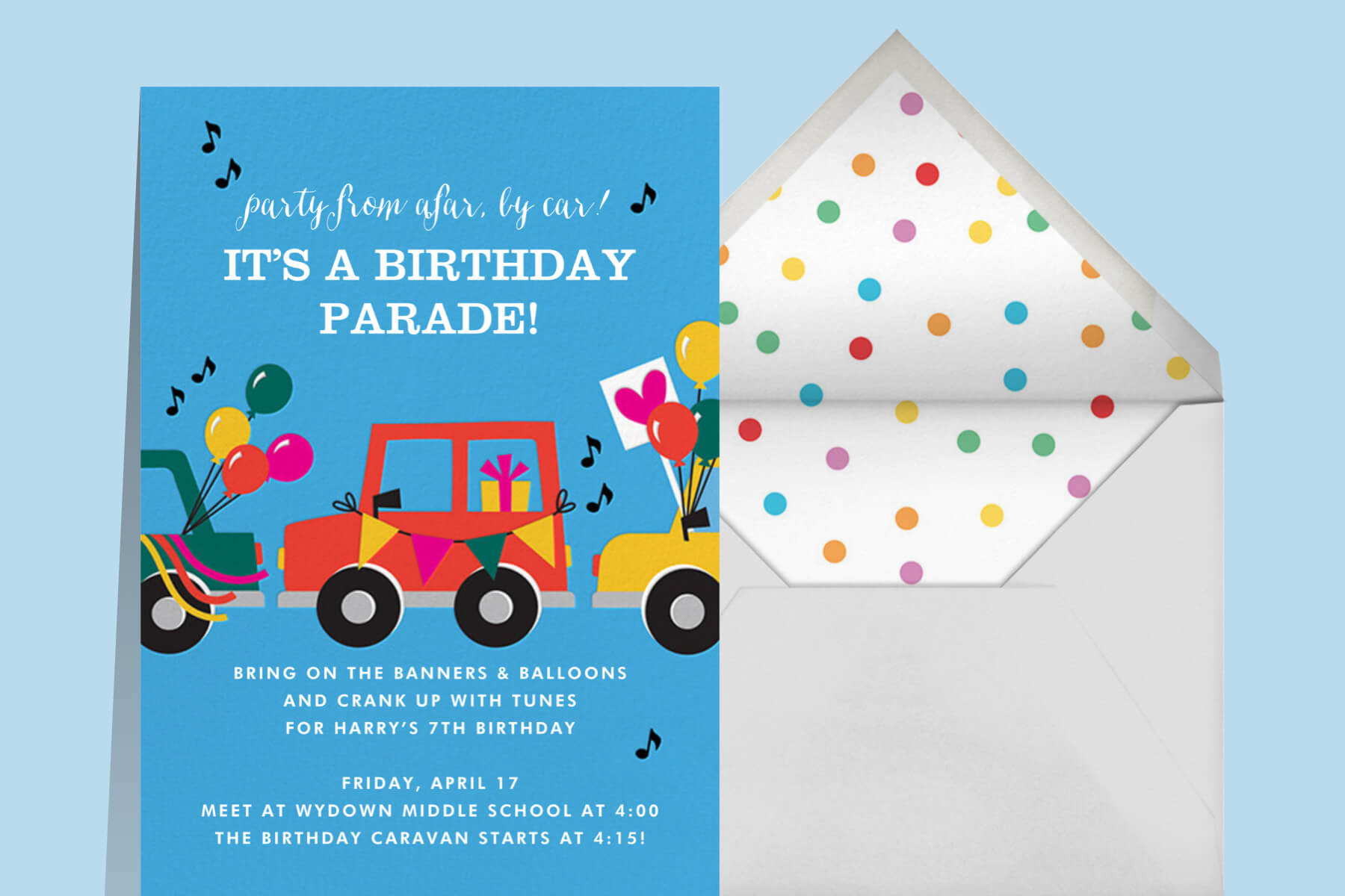 Pack 10 2nd 4th 6th 1st 5th 3rd Envs Childrens Birthday Party Invites 