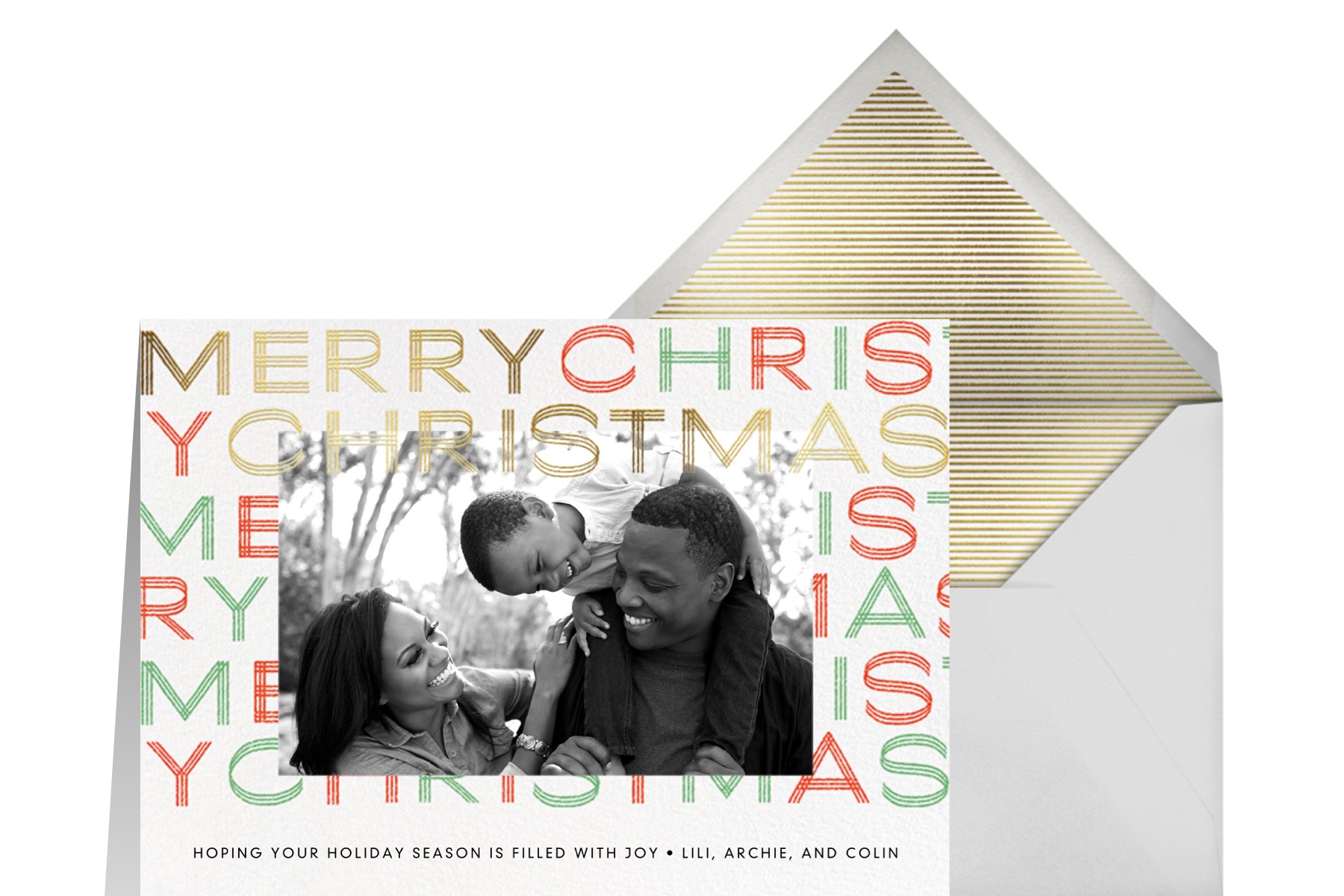 holiday card etiquette for photo cards