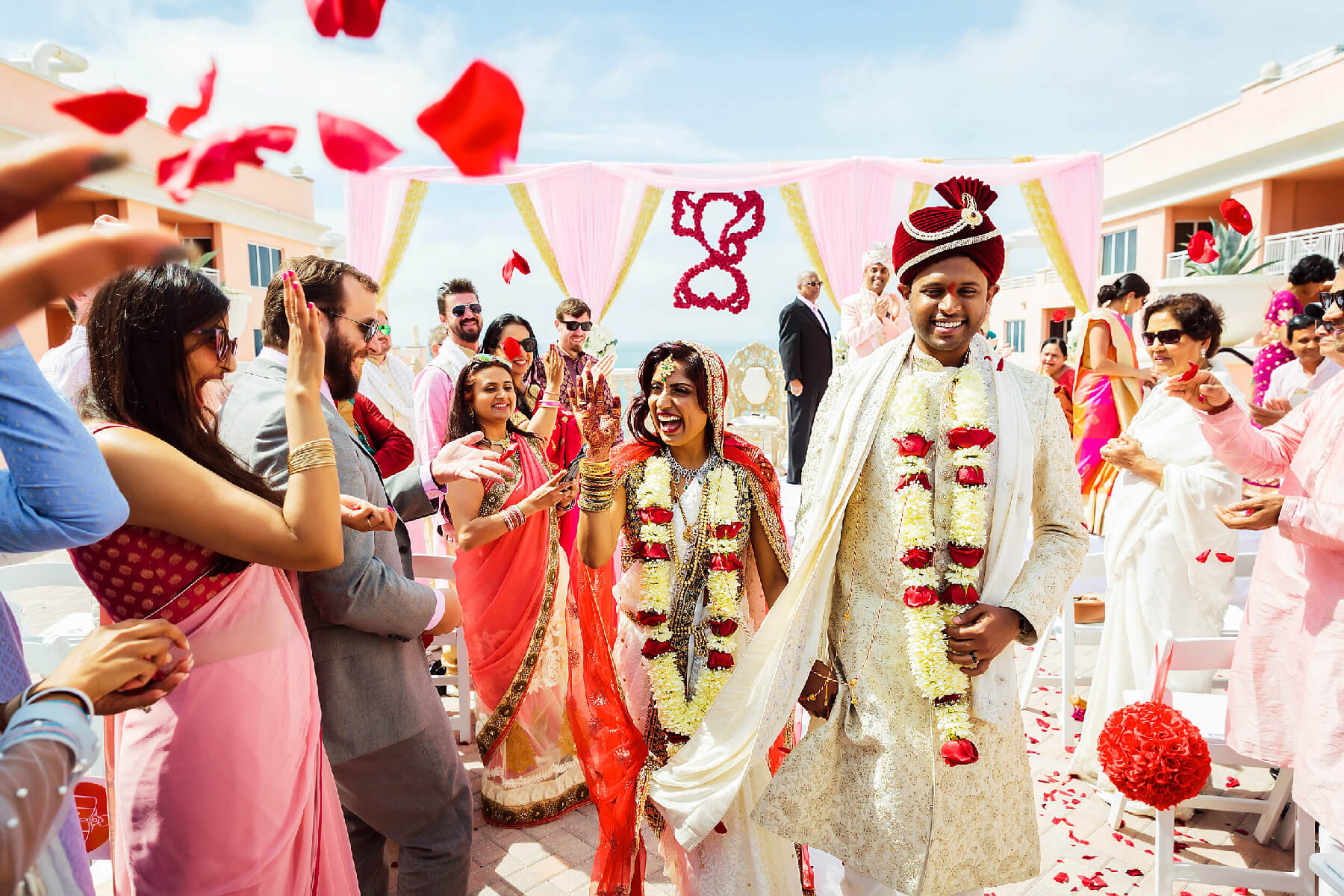 Photo of an Indian wedding reception