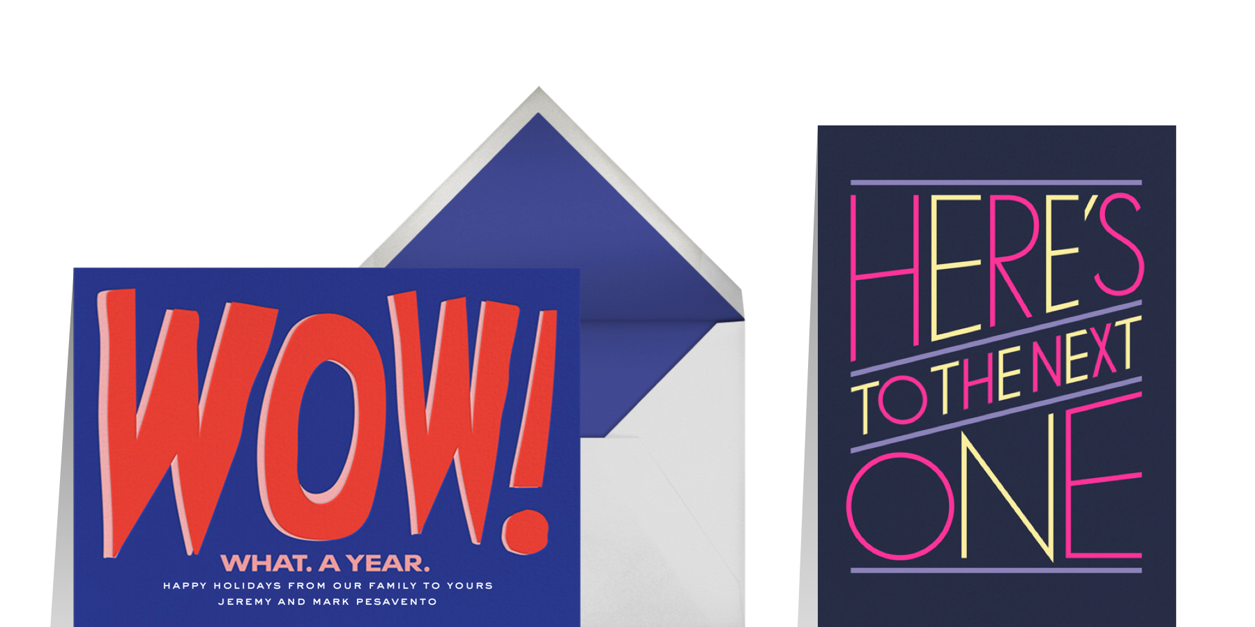 covid new year cards