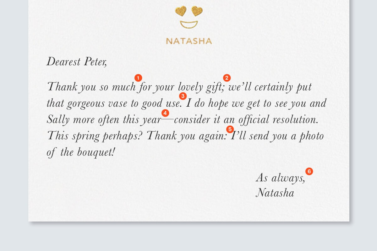 thank you note etiquette baby shower