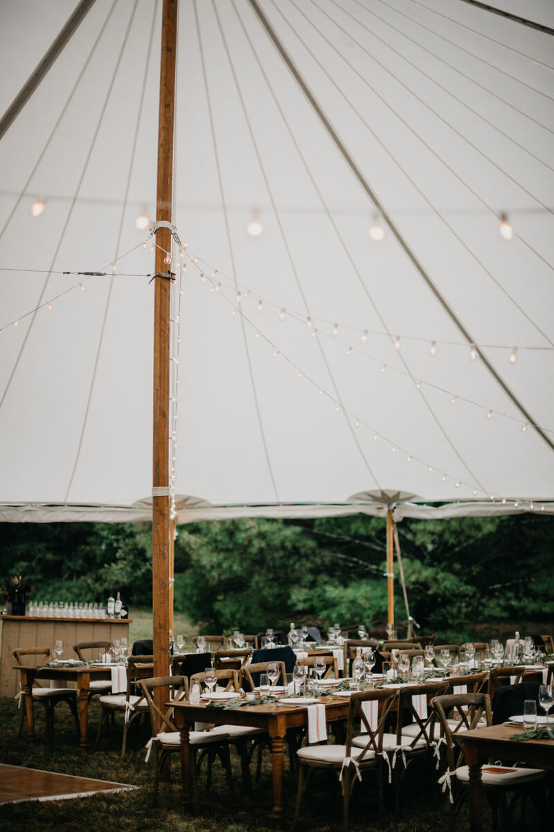 wedding venue logistics and tents