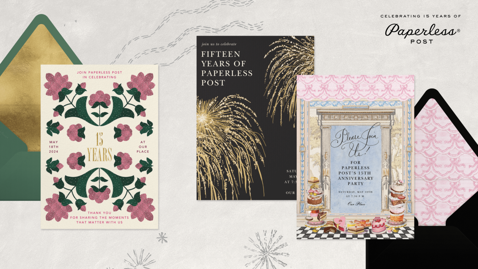 Paperless Post Sample Celebrating 15 years of Paperless Post | Paperless Post