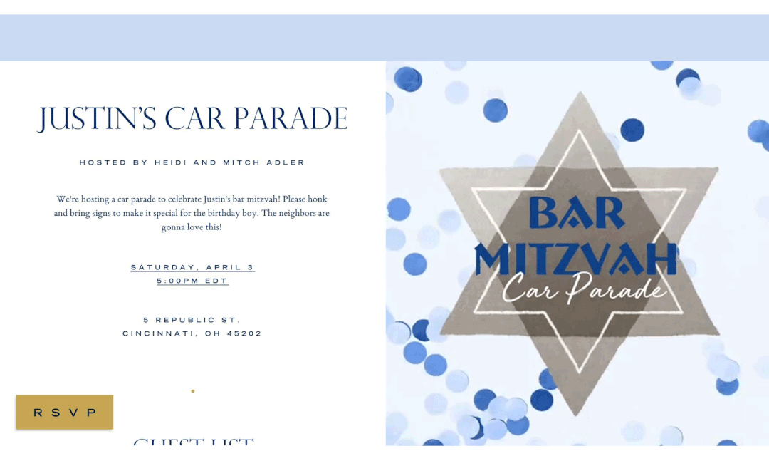 Bat and bar mitzvah invitation wording ideas Paperless Post