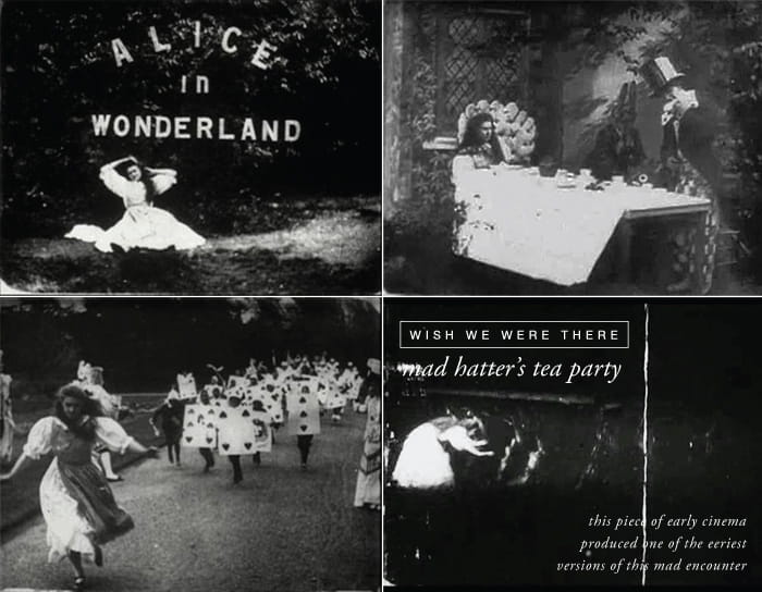 Mad Hatter's Tea Party 1903 film stills