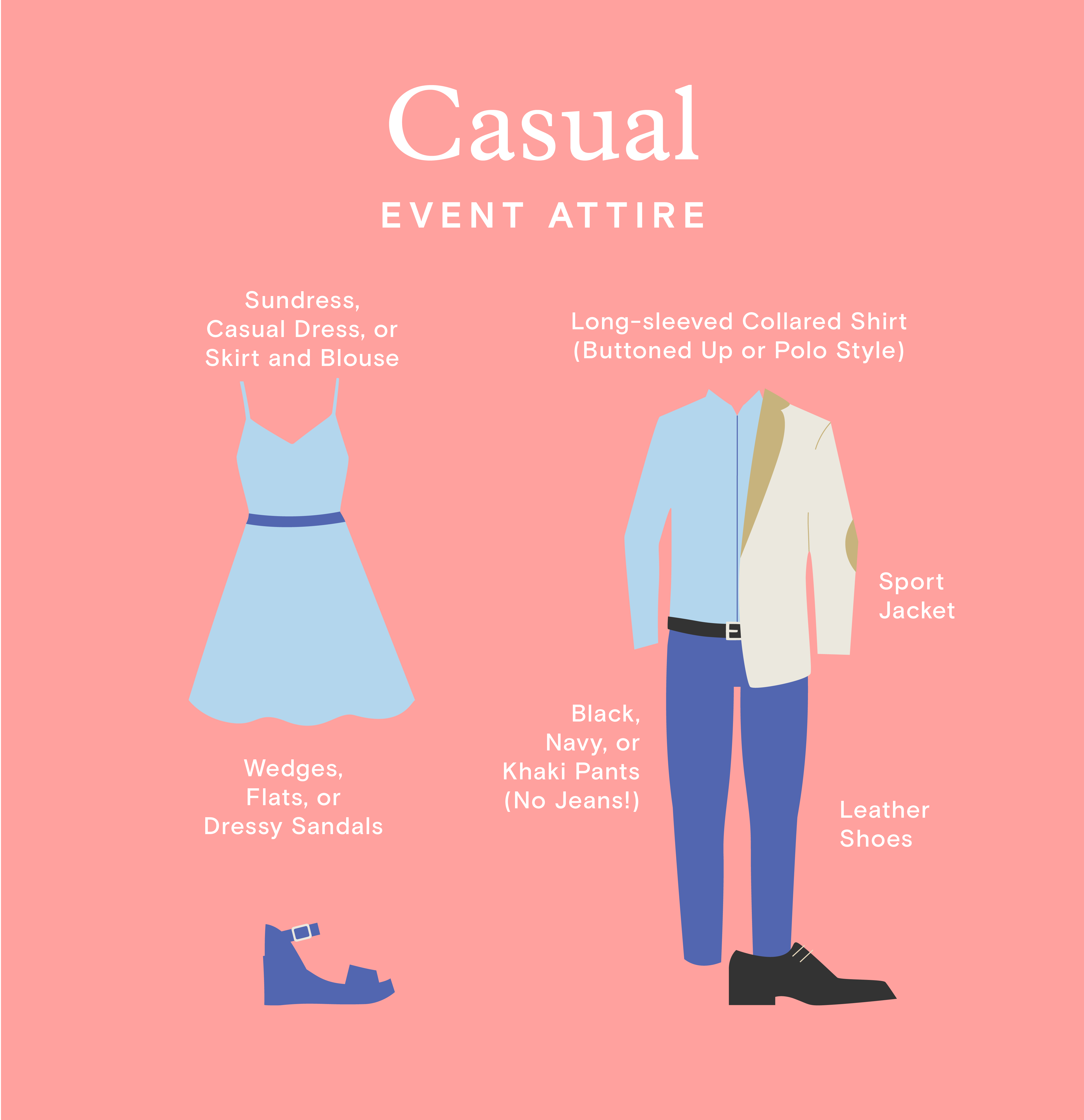 dress codes for weddings