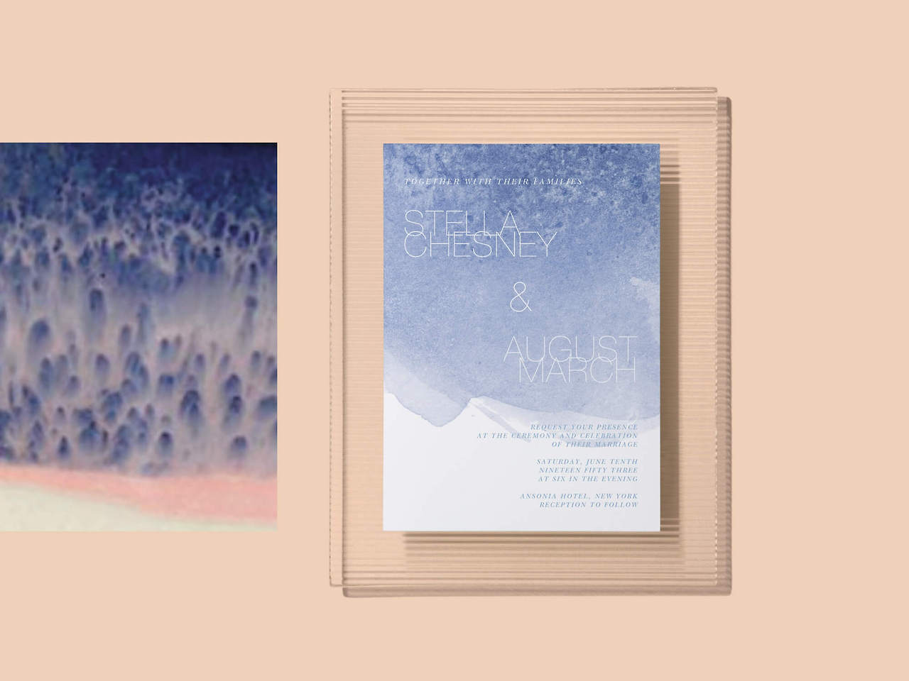 Chalcedony (Invitation) - Spring Rain