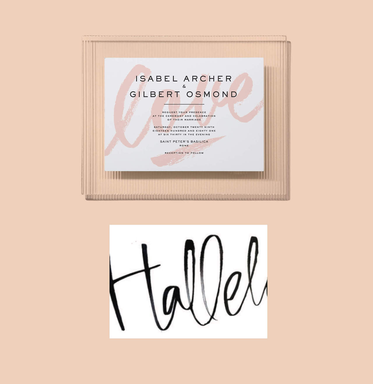 Joie de Vivre (Invitation)